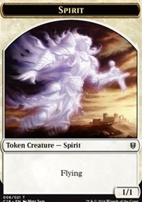 Spirit (White) // Bird (White) Double-sided Token